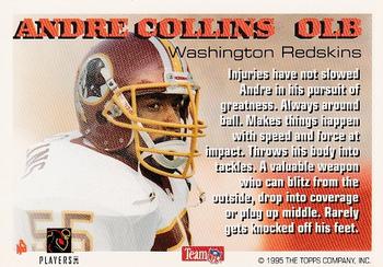 1995 Topps - Hit List #4 Andre Collins Back