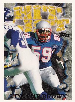 1995 Topps - Hit List #14 Vincent Brown Front
