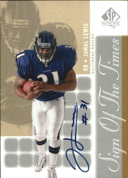 2000 SP Authentic - Sign of the Times #JL Jamal Lewis Front