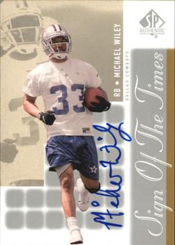 2000 SP Authentic - Sign of the Times #MW Michael Wiley Front