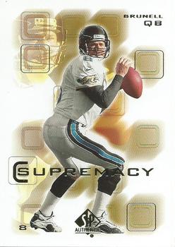 2000 SP Authentic - Supremacy #S1 Mark Brunell Front