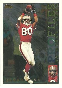 1995 Topps - Profiles #PF-9 Jerry Rice Front