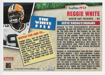 1995 Topps - Profiles #PF-14 Reggie White Back