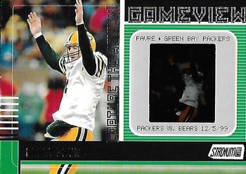 2000 Stadium Club - Capture the Action Game View #CAG1 Brett Favre Front
