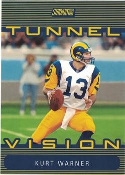 2000 Stadium Club - Tunnel Vision #TV7 Kurt Warner Front