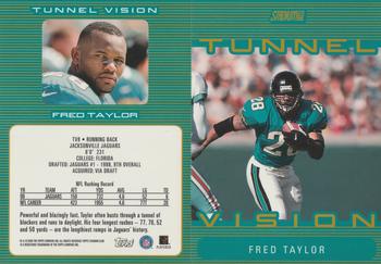 2000 Stadium Club - Tunnel Vision #TV8 Fred Taylor Front
