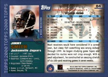 2000 Topps - Topps Collection #84 Jimmy Smith Back