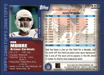 2000 Topps - Topps Collection #132 Rob Moore Back