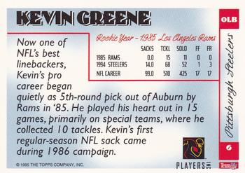 1995 Topps - Yesteryear #6 Kevin Greene Back