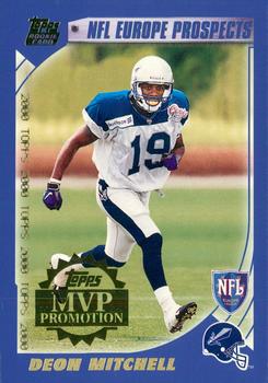 2000 Topps - MVP Promotion #NNO Deon Mitchell Front