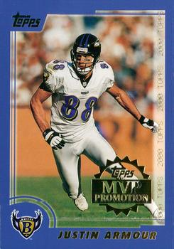 2000 Topps - MVP Promotion #NNO Justin Armour Front