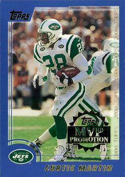 2000 Topps - MVP Promotion #NNO Curtis Martin Front