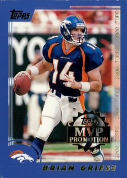 2000 Topps - MVP Promotion #NNO Brian Griese Front