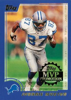 2000 Topps - MVP Promotion #NNO Johnnie Morton Front