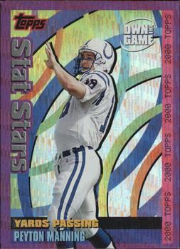 2000 Topps - Own the Game #OTG3 Peyton Manning Front