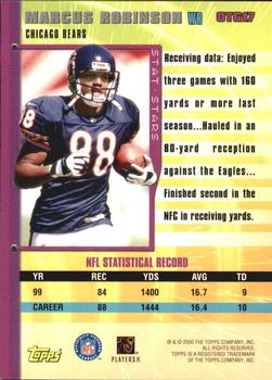 2000 Topps - Own the Game #OTG17 Marcus Robinson Back