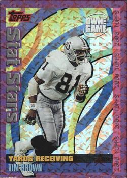 2000 Topps - Own the Game #OTG18 Tim Brown Front