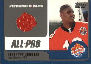 2000 Topps - Pro Bowl Jerseys #KJ-WR Keyshawn Johnson Front