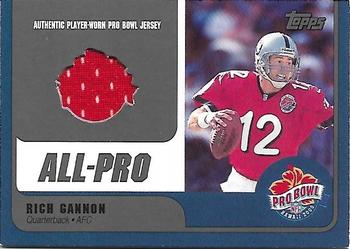 2000 Topps - Pro Bowl Jerseys #RG-QB Rich Gannon Front