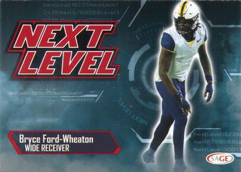 2023 SAGE HIT - Red #88 Bryce Ford-Wheaton Front