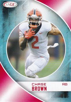 2023 SAGE HIT - Red #122 Chase Brown Front