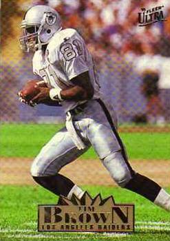 1995 Ultra #161 Tim Brown Front