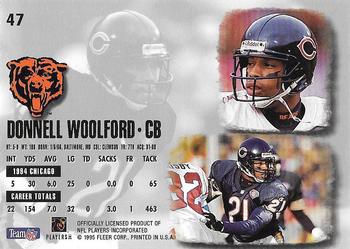 1995 Ultra #47 Donnell Woolford Back