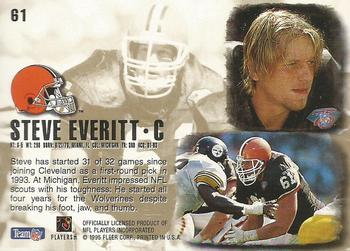 1995 Ultra #61 Steve Everitt Back