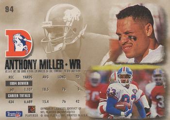 1995 Ultra #94 Anthony Miller Back