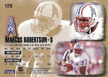 1995 Ultra #126 Marcus Robertson Back