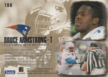 1995 Ultra #196 Bruce Armstrong Back
