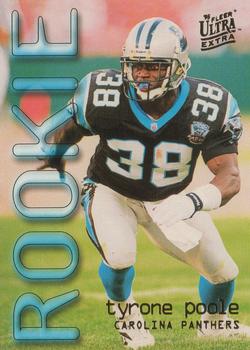 1995 Ultra #421 Tyrone Poole Front