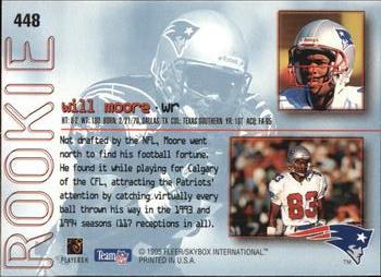 1995 Ultra #448 Will Moore Back
