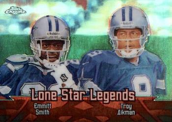 2000 Topps Chrome - Combos Refractors #TC9 Emmitt Smith / Troy Aikman Front