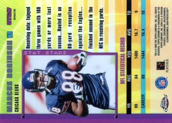 2000 Topps Chrome - Own the Game Refractors #OTG17 Marcus Robinson Back