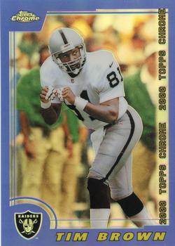 2000 Topps Chrome - Refractors #23 Tim Brown Front