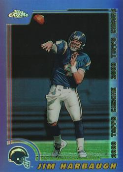 2000 Topps Chrome - Refractors #157 Jim Harbaugh Front