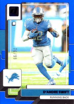 2022 Clearly Donruss - Blue #17 D'Andre Swift Front
