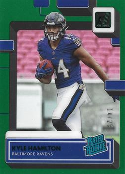 2022 Clearly Donruss - Green #88 Kyle Hamilton Front