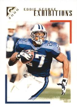 2000 Topps Gallery - Exhibitions #GE5 Eddie George Front