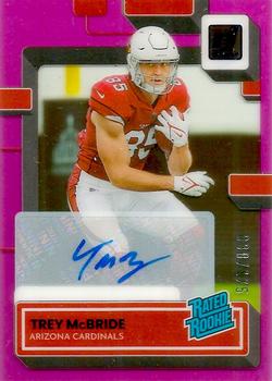 2022 Clearly Donruss - Rated Rookie Autographs Purple #87 Trey McBride Front