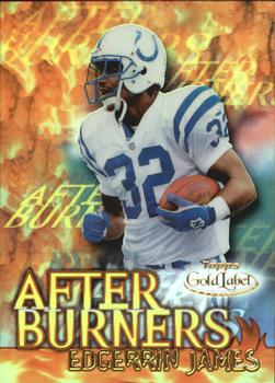 2000 Topps Gold Label - After Burners #A6 Edgerrin James Front
