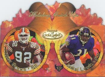 2000 Topps Gold Label - Holiday Match-Ups Fall #T6 Courtney Brown / Jamal Lewis Front