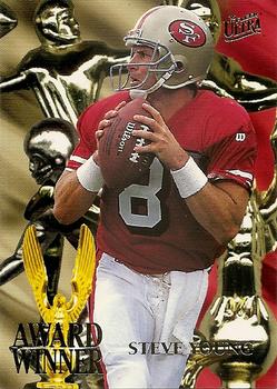 1995 Ultra - Award Winners #6 Steve Young Front