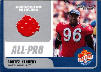 2000 Topps Stars - Pro Bowl Jerseys #CK-ILM Cortez Kennedy Front