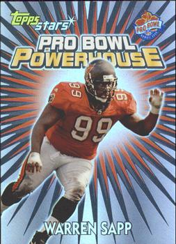 2000 Topps Stars - Pro Bowl Powerhouse #PB2 Warren Sapp Front