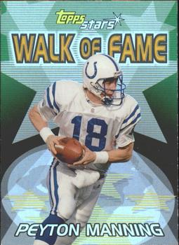 2000 Topps Stars - Walk of Fame #W15 Peyton Manning Front