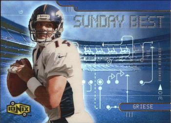 2000 UD Ionix - Sunday Best #SB2 Brian Griese Front