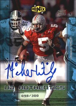 2000 UD Ionix - UD Authentics #MW Michael Wiley Front