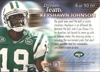 2000 Ultra - Dream Team #4 DT Keyshawn Johnson Back